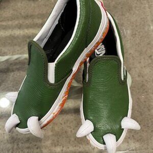 Vans Dragon Reptile Claw Slip-On Shoes with Flames